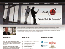 Tablet Screenshot of alding.com